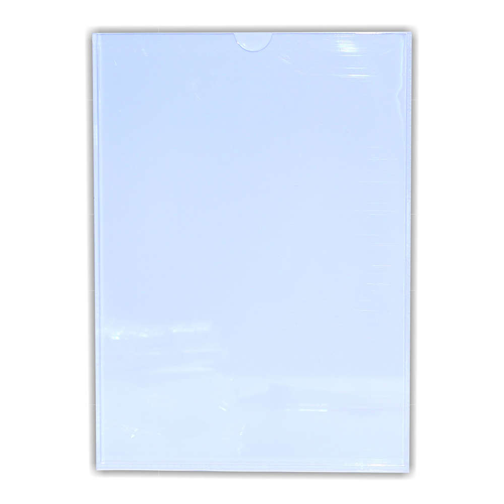 Perspex Pocket (Clear/White Backing A2)