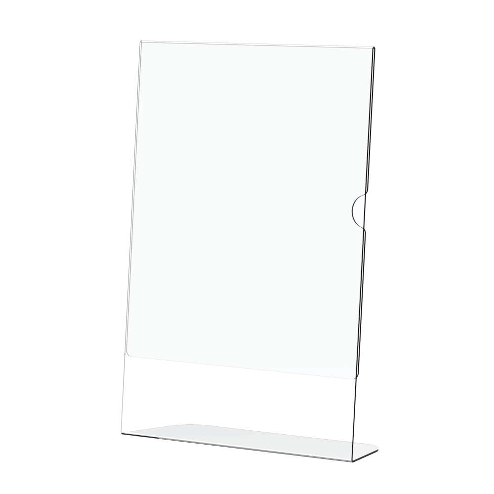 Acrylic Menu Holder - Single Sided - A5 Portrait - Box 5