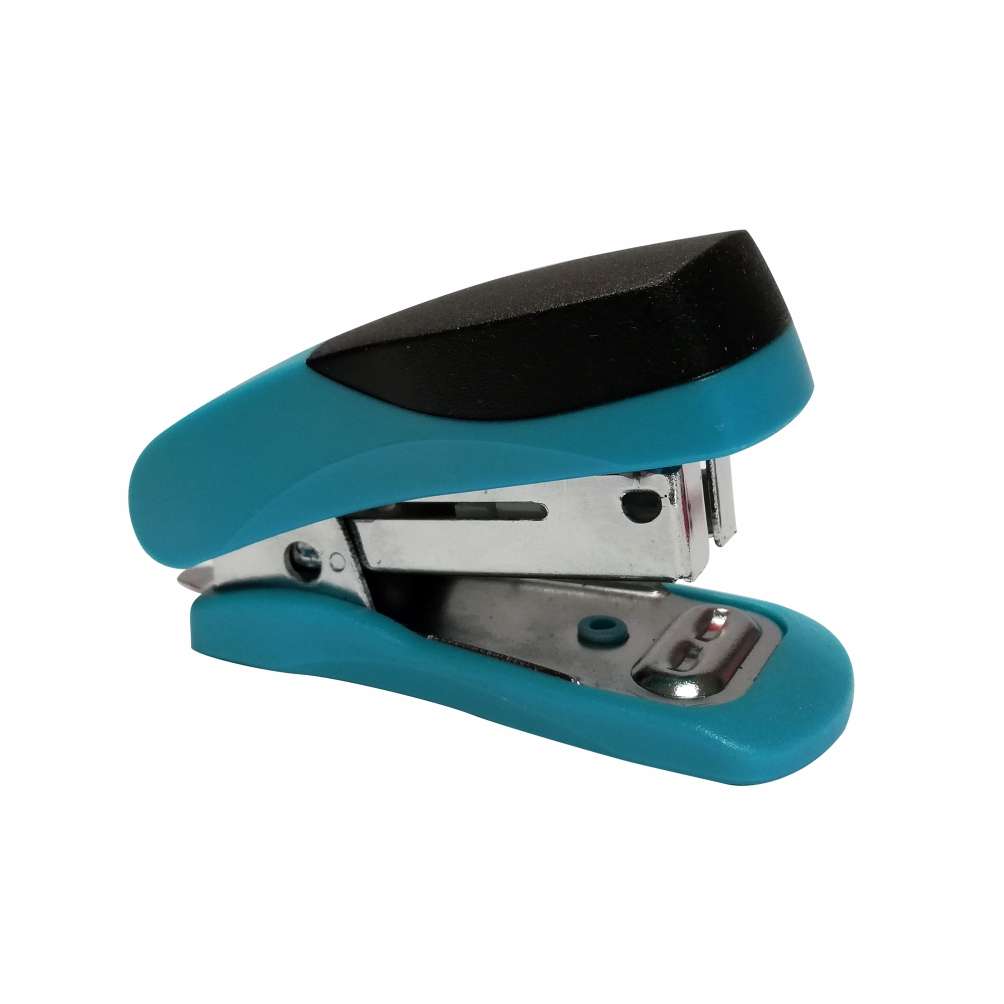 STAPLER PLASTIC MINI BLUE + STAPLES (1000x26/6)