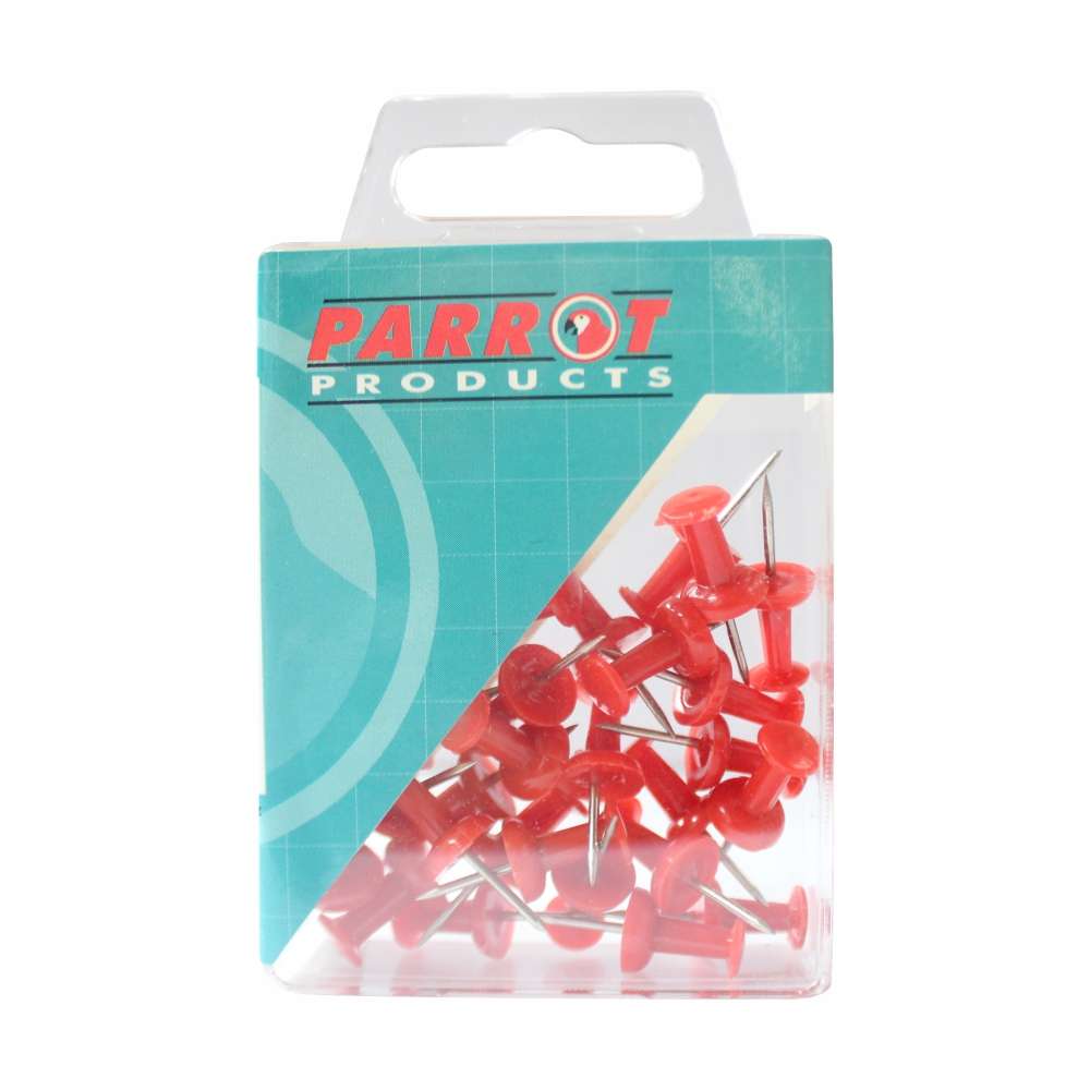 Push Pins (Boxed 30 - Red)