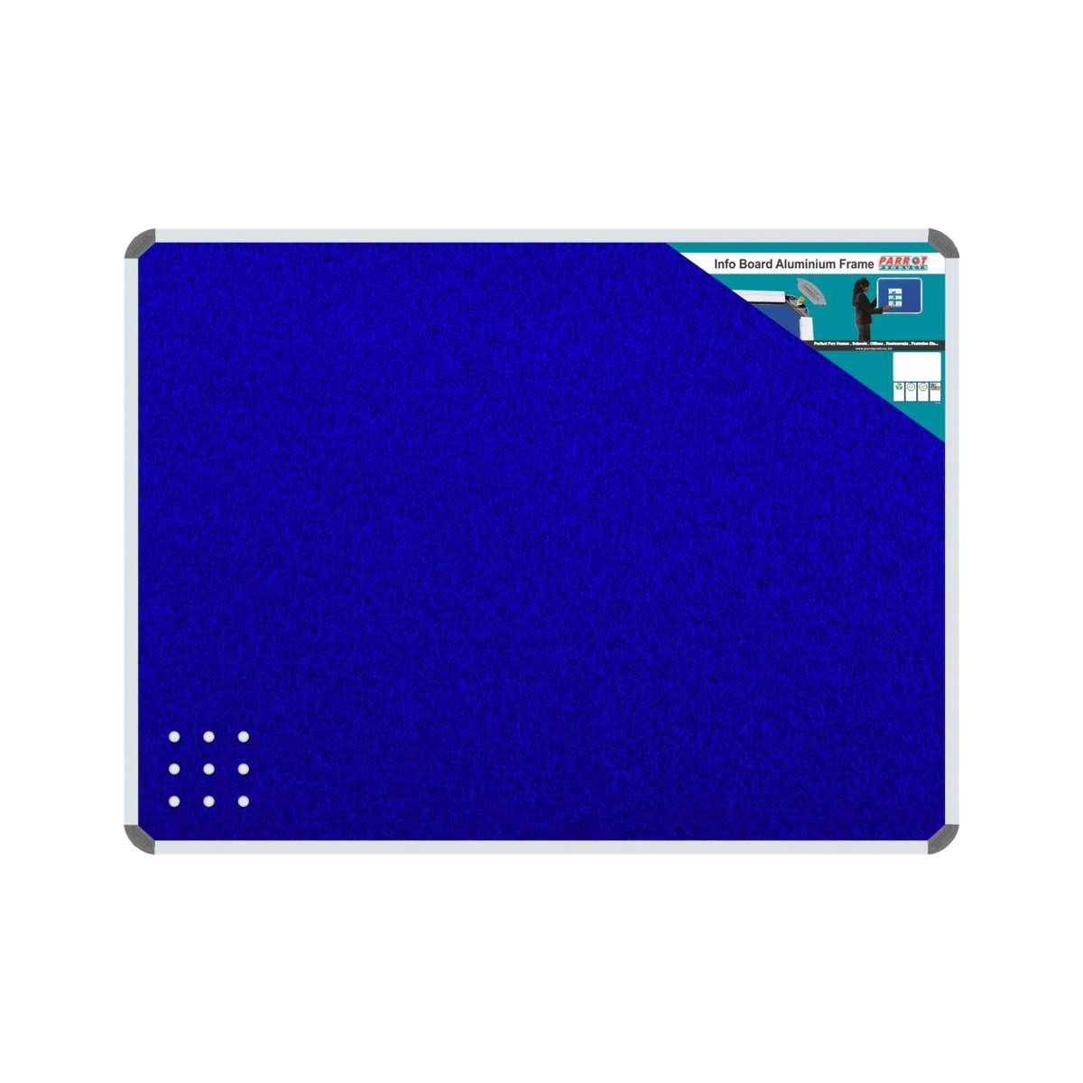 Info Board (Aluminium Frame - 1200*1000mm - Royal Blue)