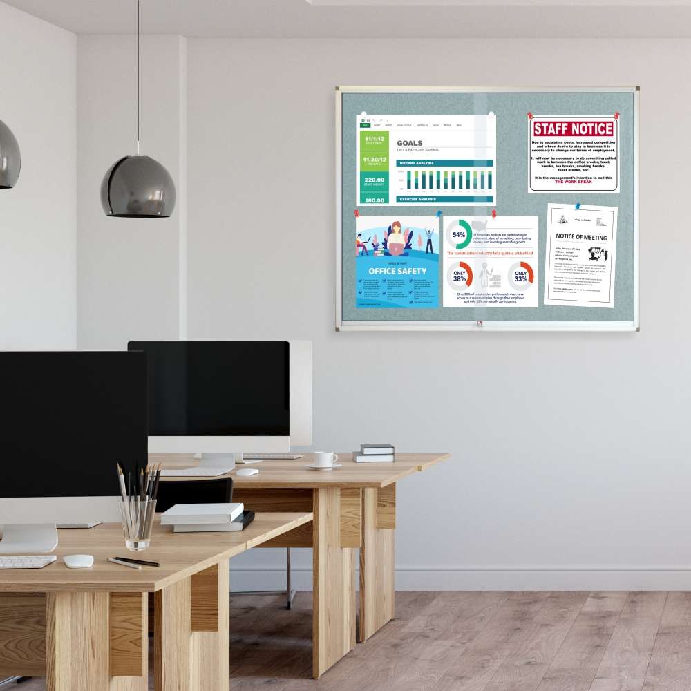 Pinning Display Case (1200*900mm - Grey)