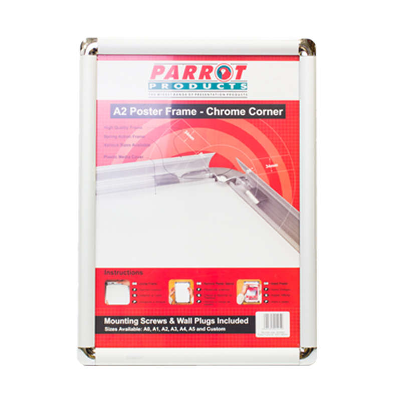 Poster Frame (A2 - 655*480mm - Chrome Corner)