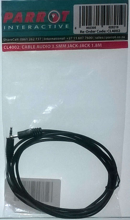 3.5mm Audio Jack Cable (1.8 Meters)