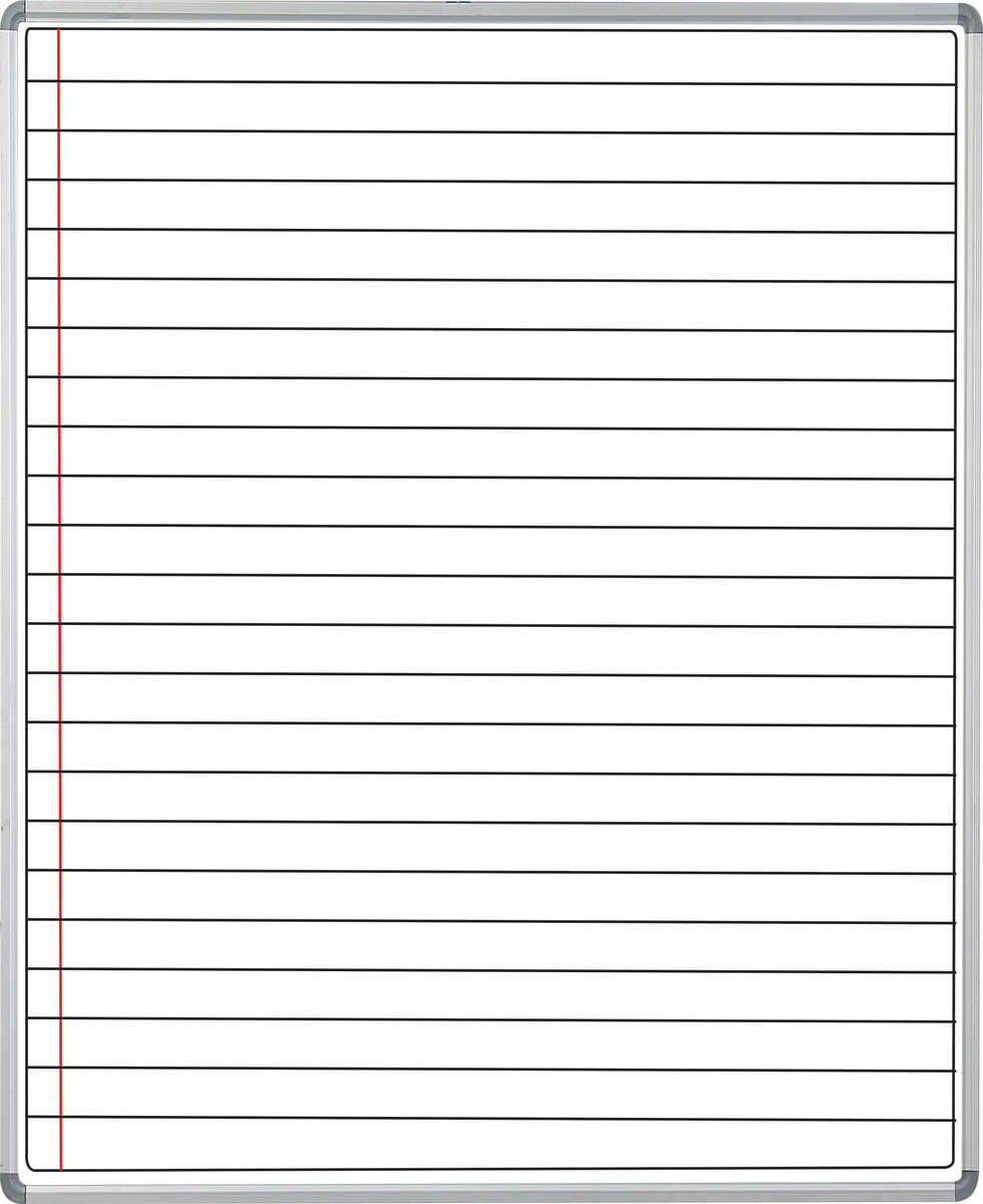 Educational Board Magnetic Whiteboard (1220*910 - Lines 1 Side - Swing Leaf - Option B)