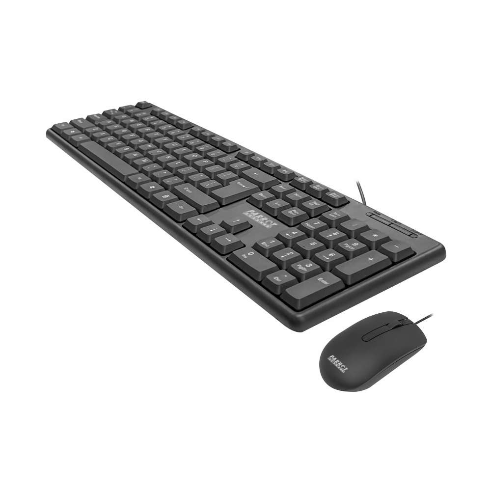 Wired keyboard and mouse combo