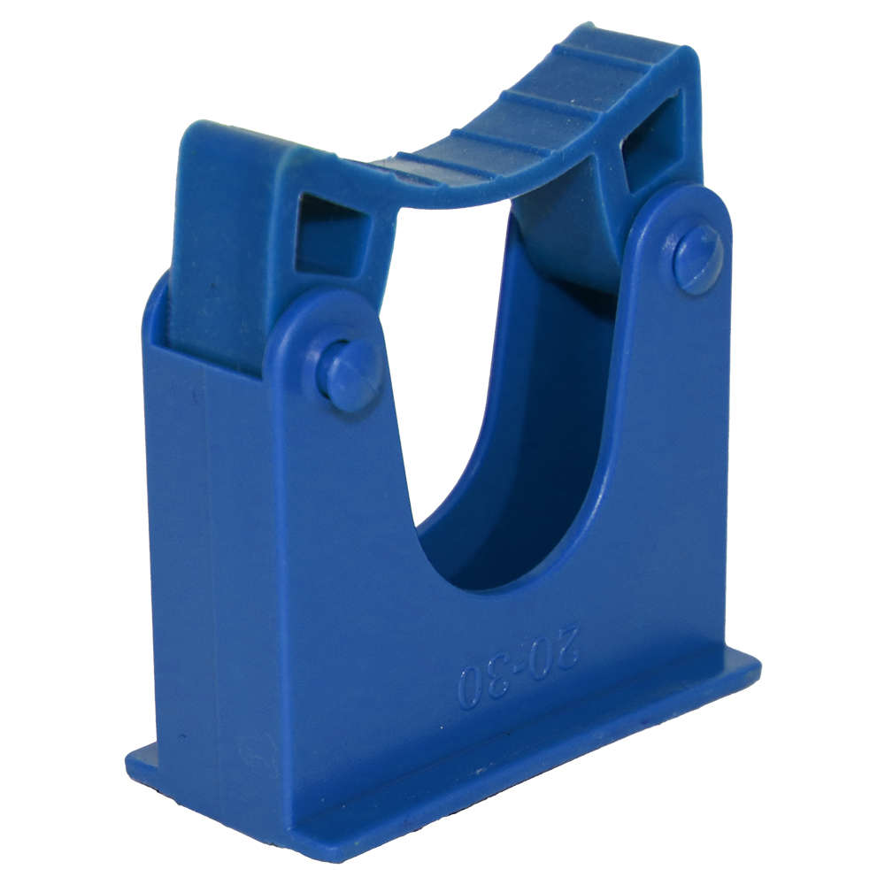 Janitorial Wall Rail Bracket Blue