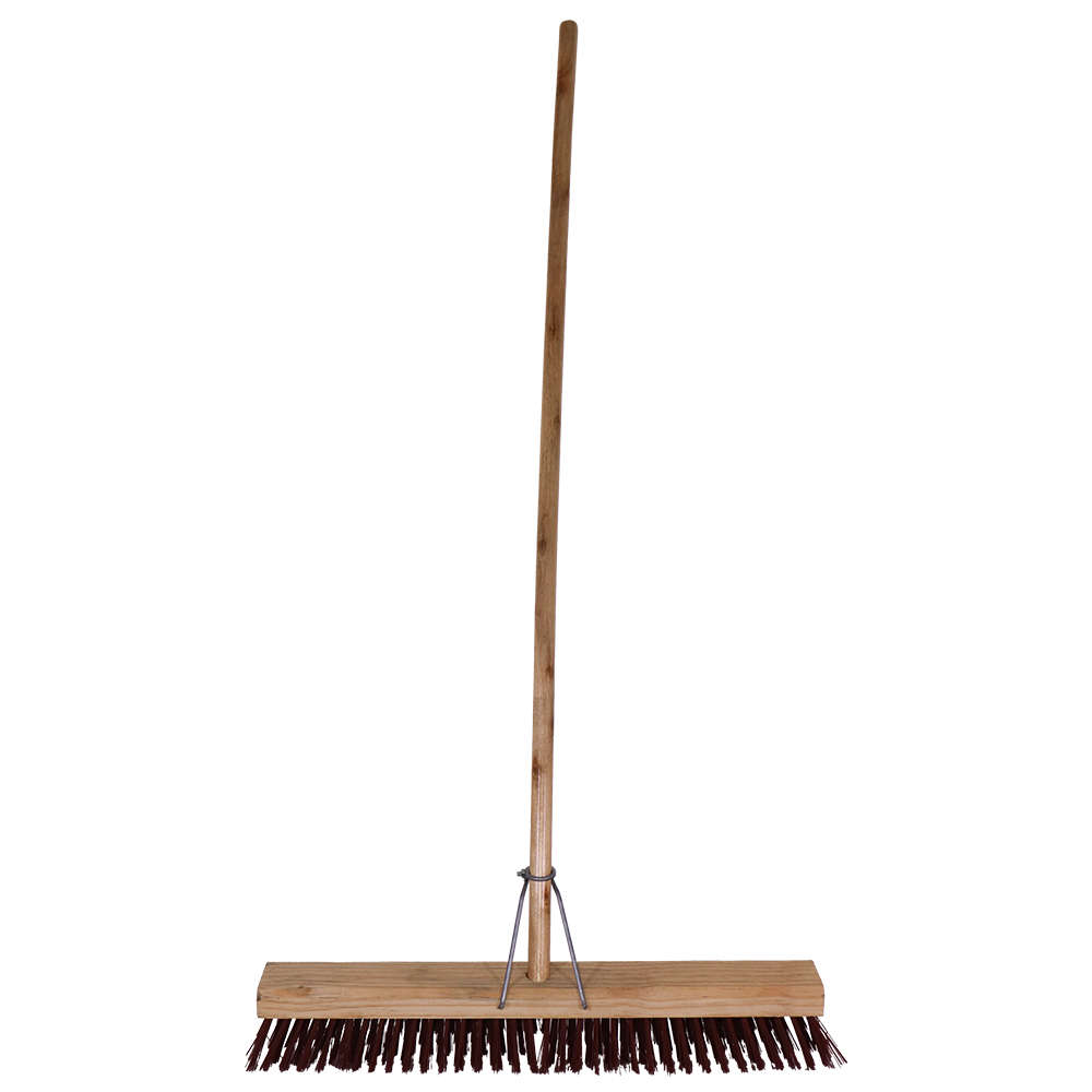 Janitorial Platform Broom Brown 600mm (18")