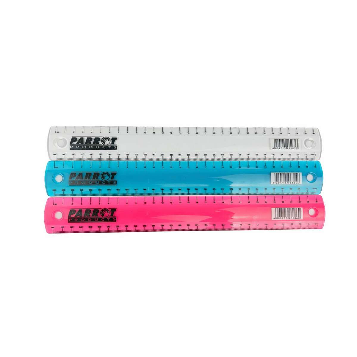 Plastic Ruler 30cm  Blue Metric Measuring Ruler