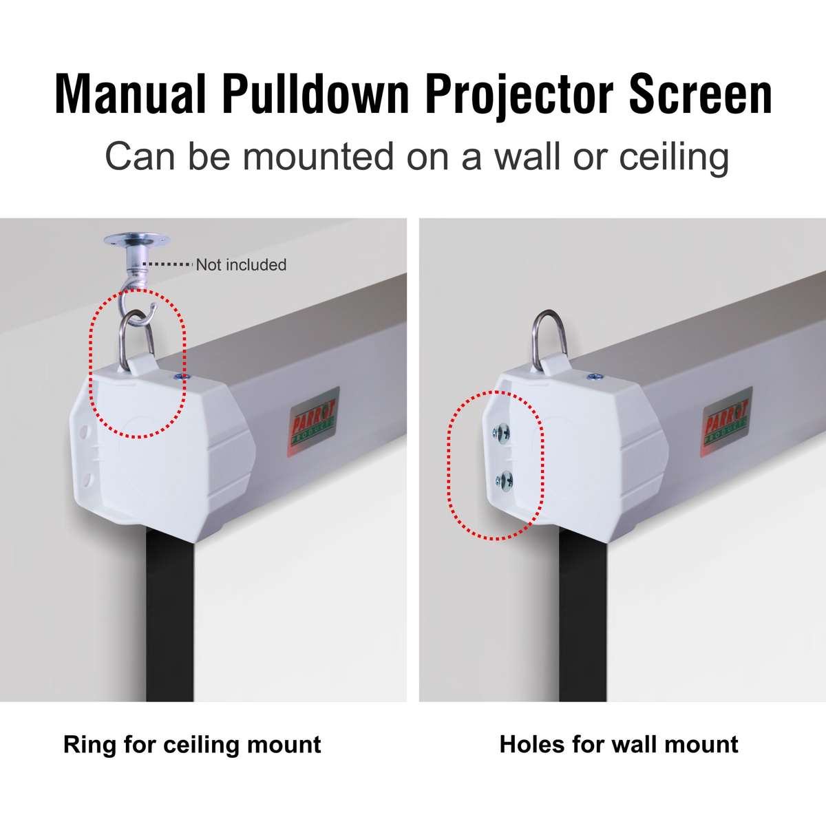 Pulldown Screen 3050*2310mm (View: 2950*2210mm - 4:3)