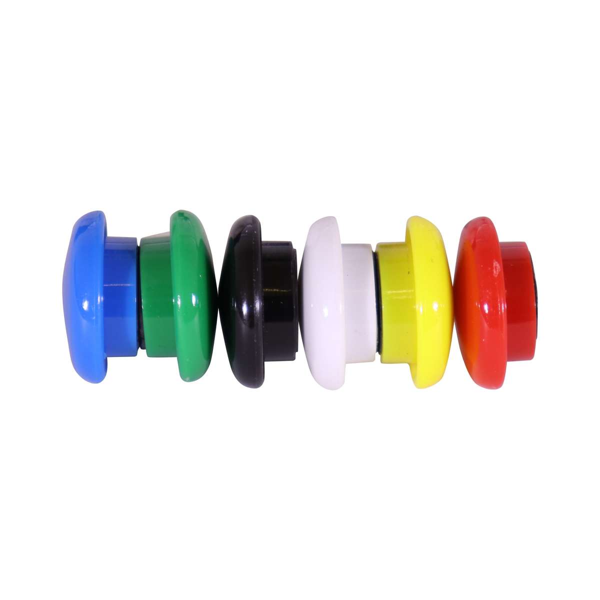 Circular Magnets (6 Per Card - Assorted - Size: 20mm)
