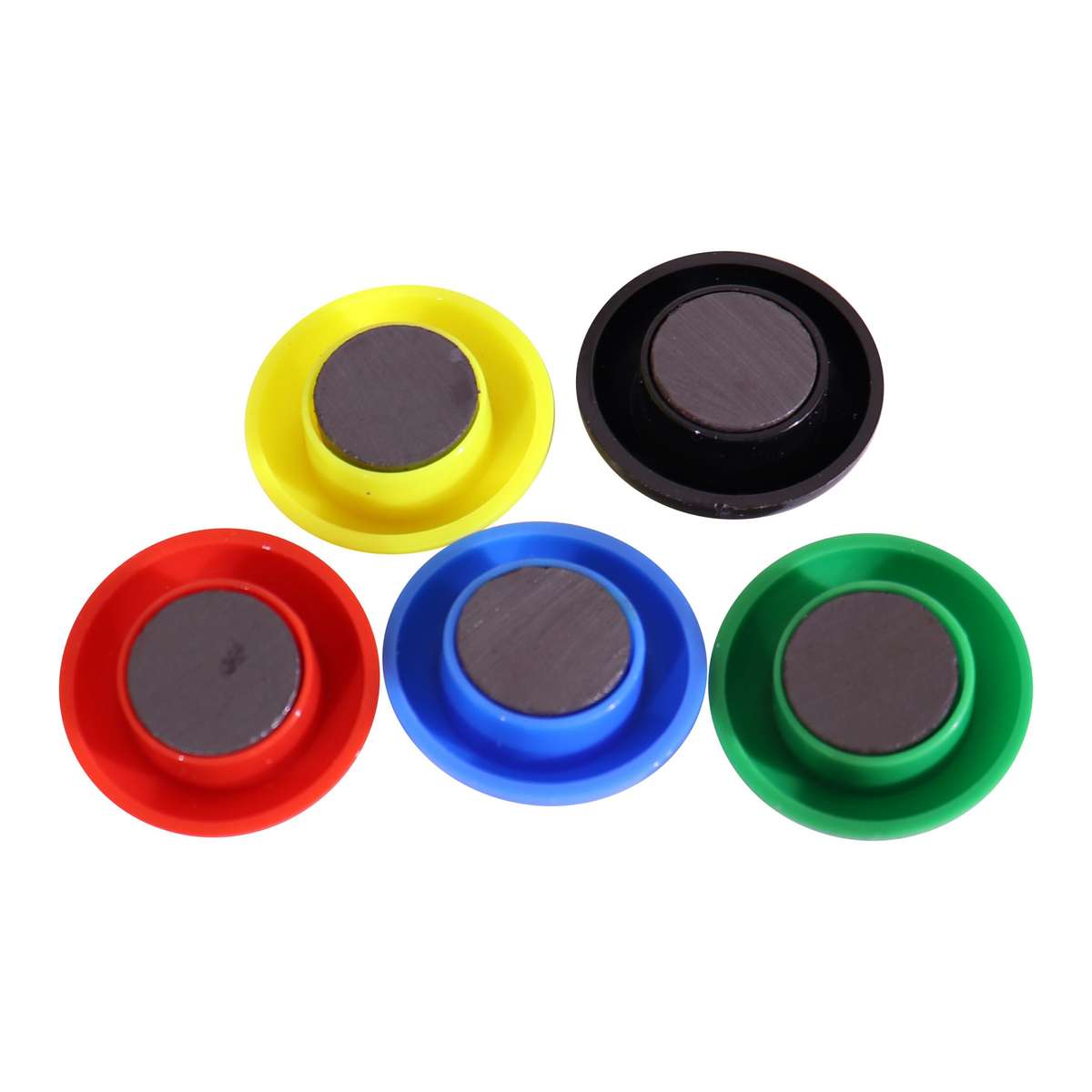 Circular Magnets (5 Per Card - Assorted - Size: 30mm)