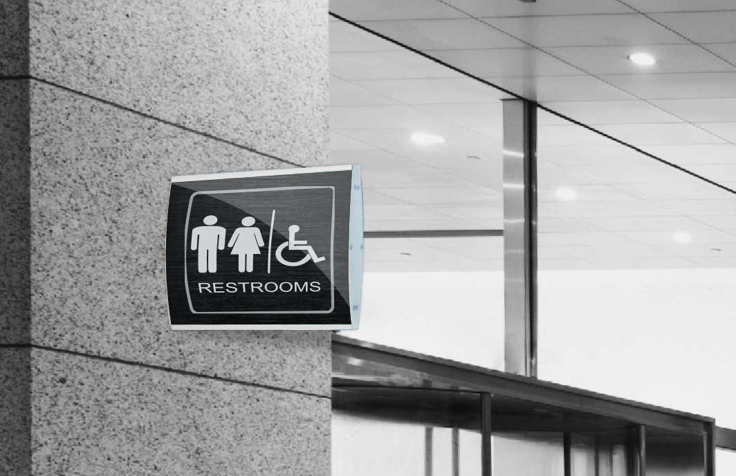 Sign Frame (210x230mm - Double Sided - Wall Mounted)