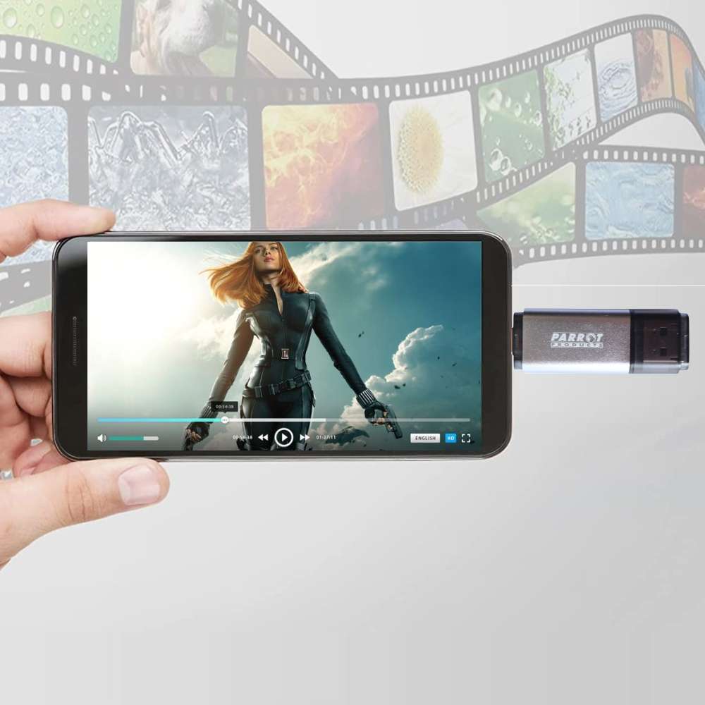 External Storage USB 3 Type A + USB C 64GB Flash Drive