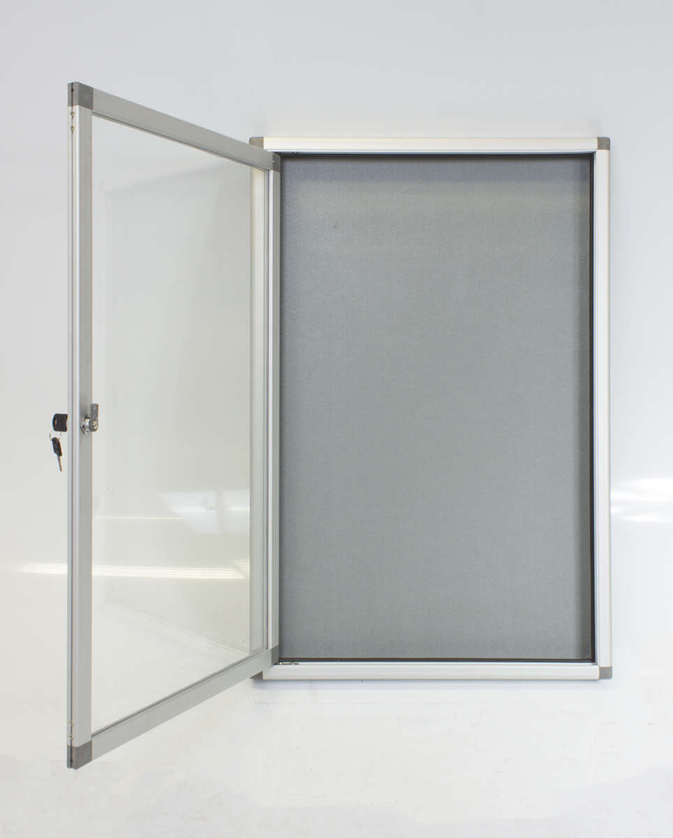 Hinged Pinning Display Case (900*600mm - Grey)