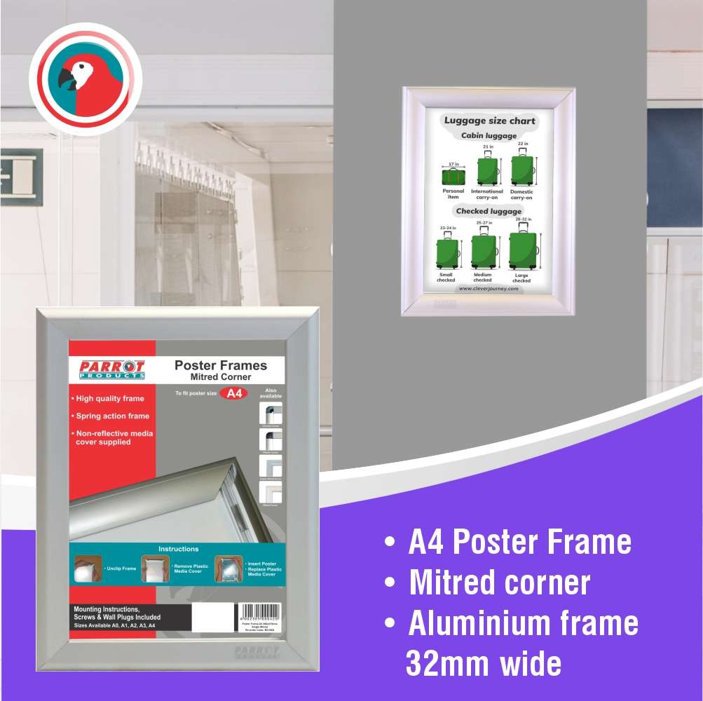 Poster Frame (A4 - 360*270mm - Single Sided - Mitred Corner)