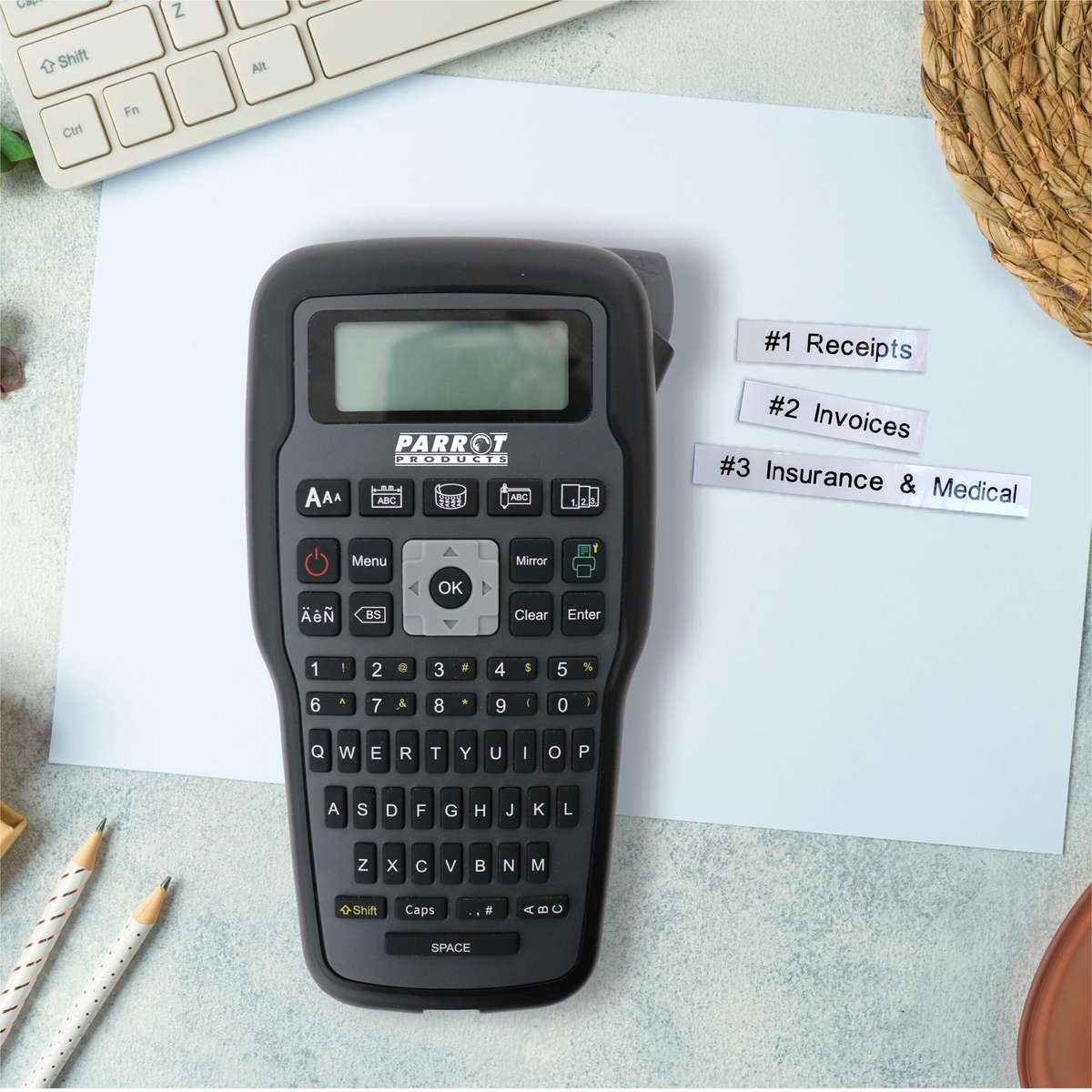 Parrot Handheld Label Printer