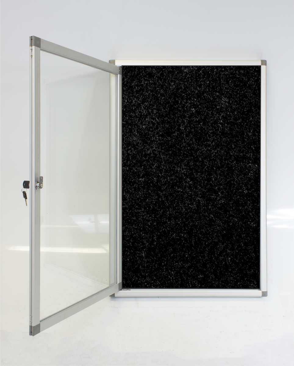 Hinged Pinning Display Case (900*600mm - Black)