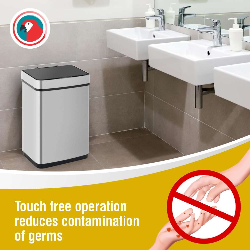 Janitorial Touchless Bin 50L
