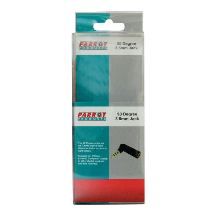 90 Degree 3.5mm Stereo Jack Adapter