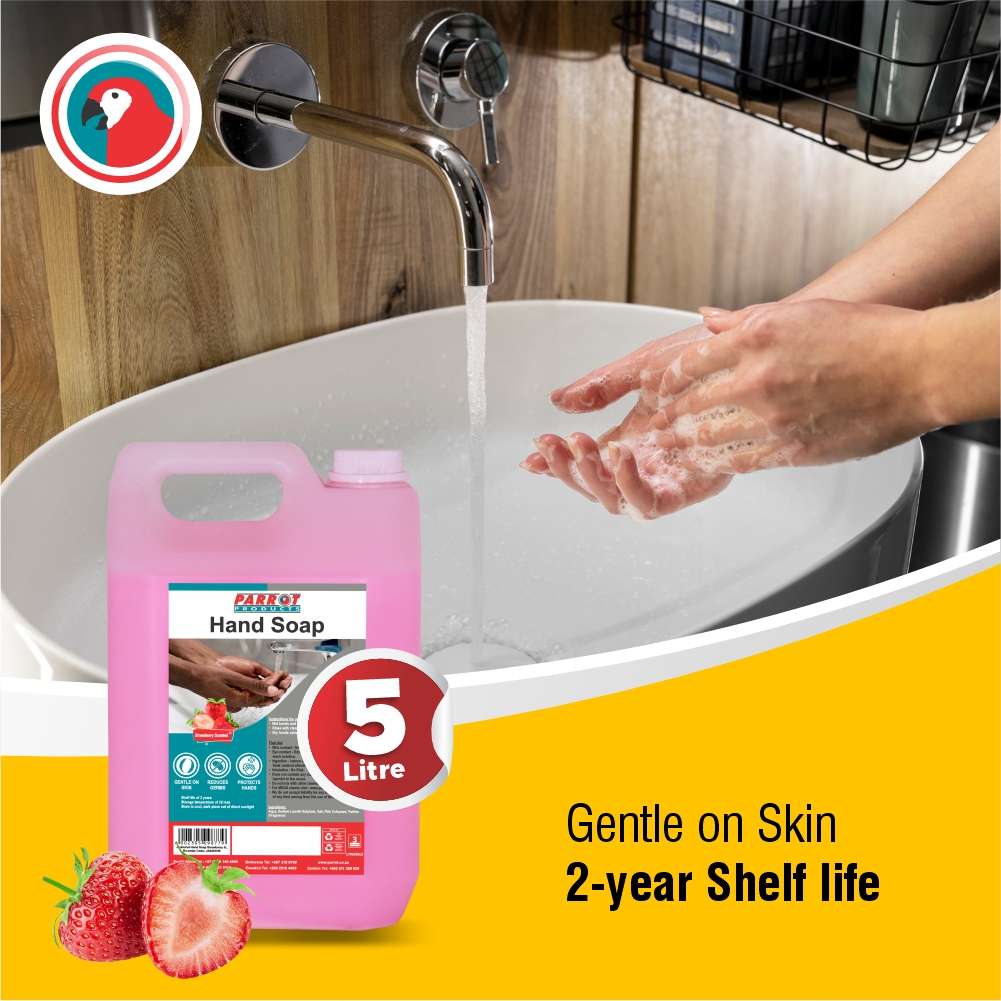 Janitorial Anti-Bacterial Hand Soap Strawberry 5 Litre