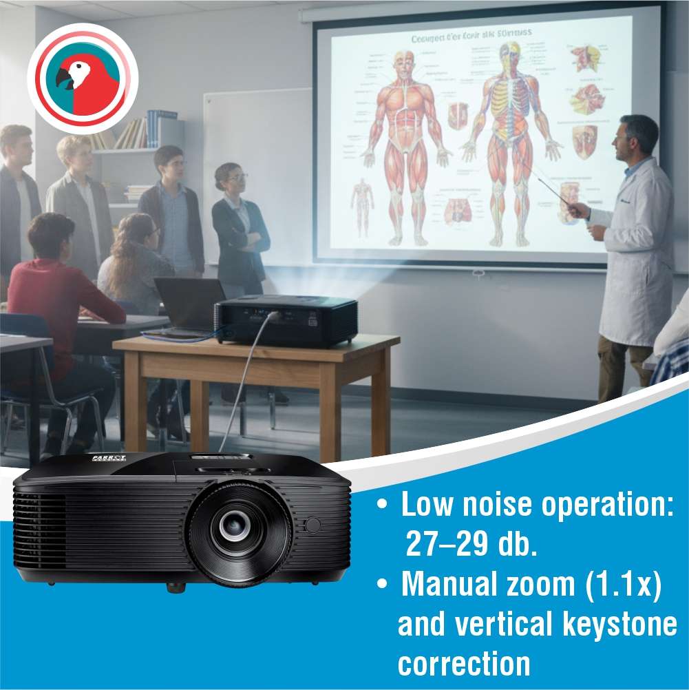 PROJECTOR DLP SVGA 4000 ANSI LUMENS LONG THROW
