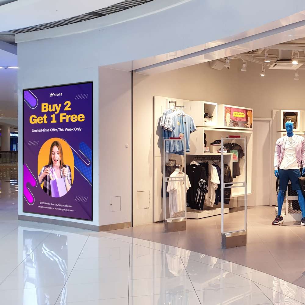 85" Commercial Display Screen