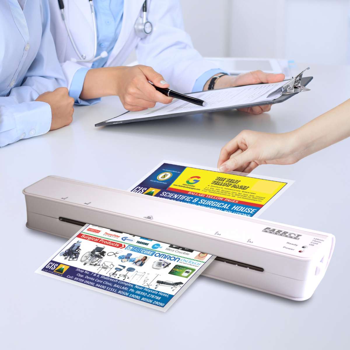 A4 Laminating Machine (2 Roller - 400mm/min)