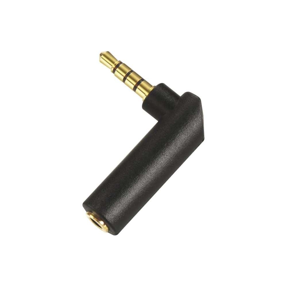 90 Degree 3.5mm Stereo Jack Adapter