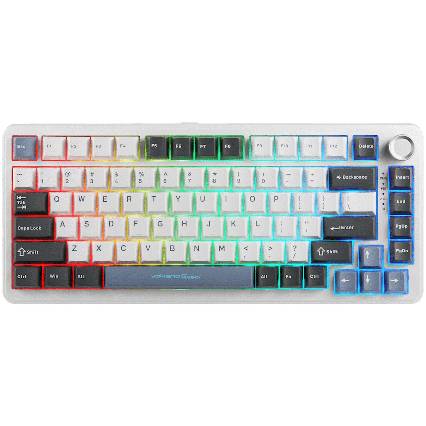 Volkano Gaming Phantom X2  TKL Mechanical Tri-Mode Wireless Keyboard