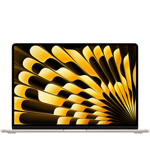 15-inch MacBook Air: Apple M5 chip with 10-core CPU and 10-core GPU, 16GB, 512GB SSD - Starlight,...