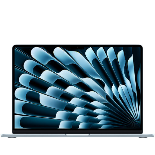 15-inch MacBook Air: Apple M5 chip with 10-core CPU and 10-core GPU, 16GB, 512GB SSD - Sky Blue,M...