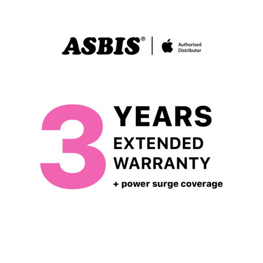 Additional 3-years warranty + power surge coverage for MacBook Pro14, M5