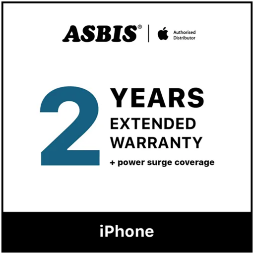 Additional 2-years warranty + power surge coverage for iPhone 17