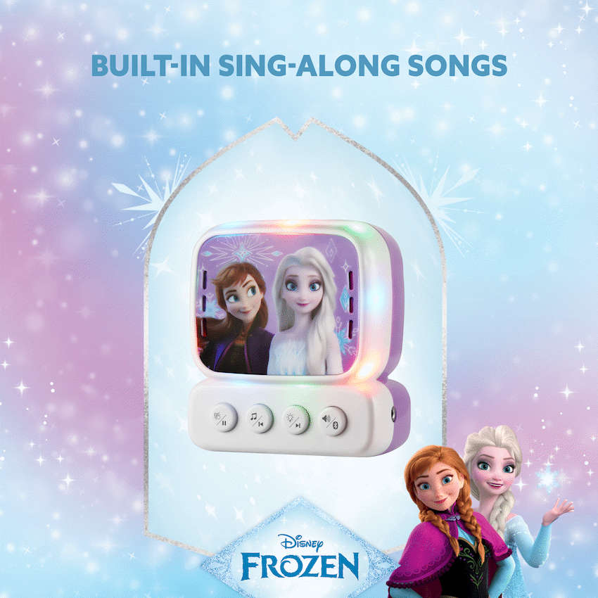 Disney Frozen Bluetooth Mini Karaoke Machine with Belt Hook