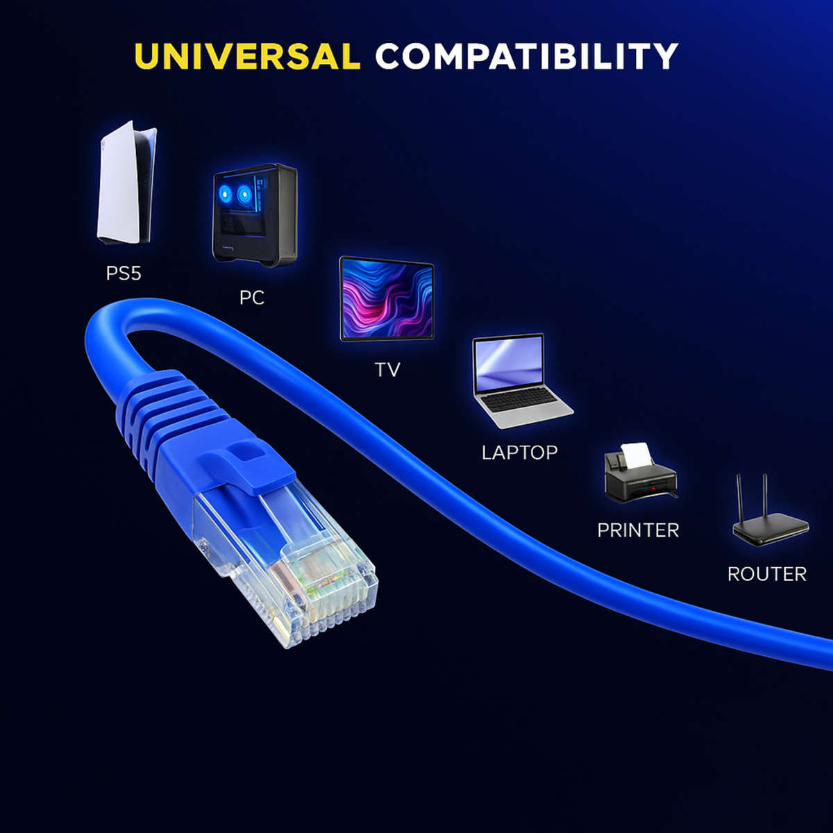 NT210  Cat5e Ethernet Network Patch 10.0m Cable