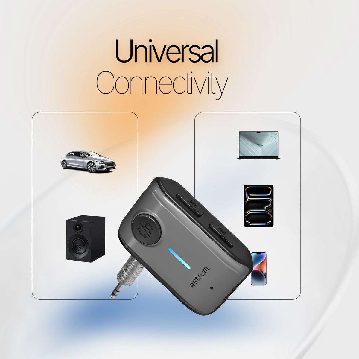 Bluetooth Audio Receiver with Hands-Free, TF & AUX  BT130