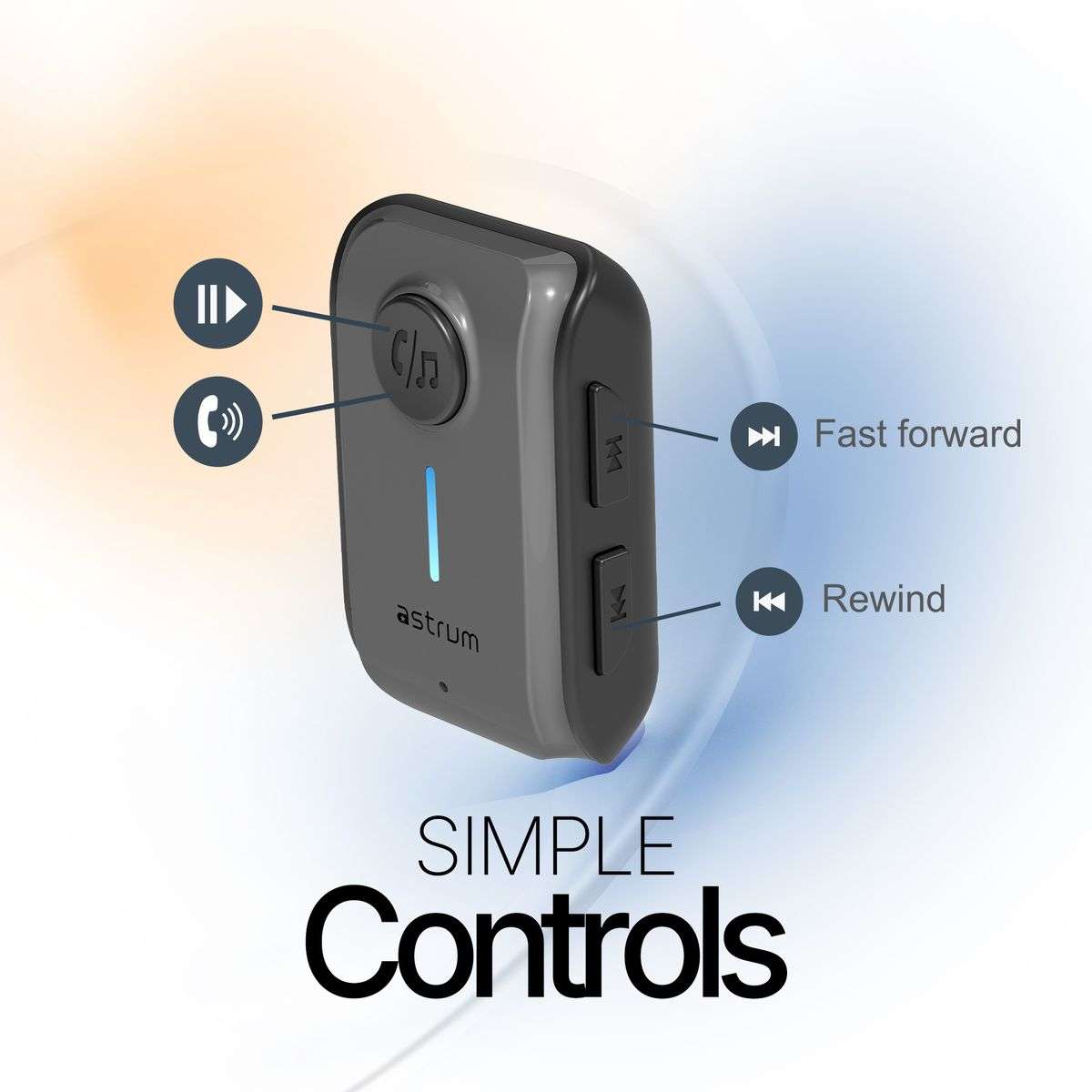 Bluetooth Audio Receiver with Hands-Free, TF & AUX  BT130