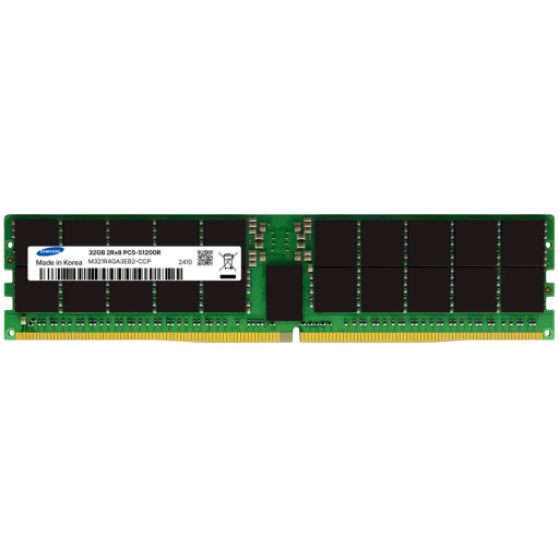 SAMSUNG 32GB DDR5 6400MHz CL52 ECC RDIMM 2Rx8