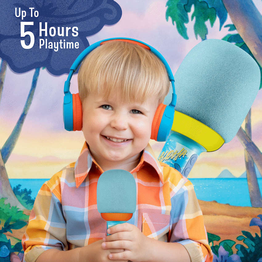 Disney Stitch Bluetooth Dome Microphone with RGB Lights