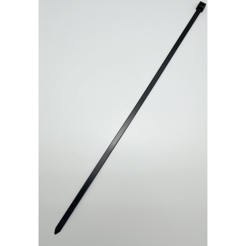 Ellies Cable Tie 7.9mm X 400mm - 50 PACK SIZE - BK