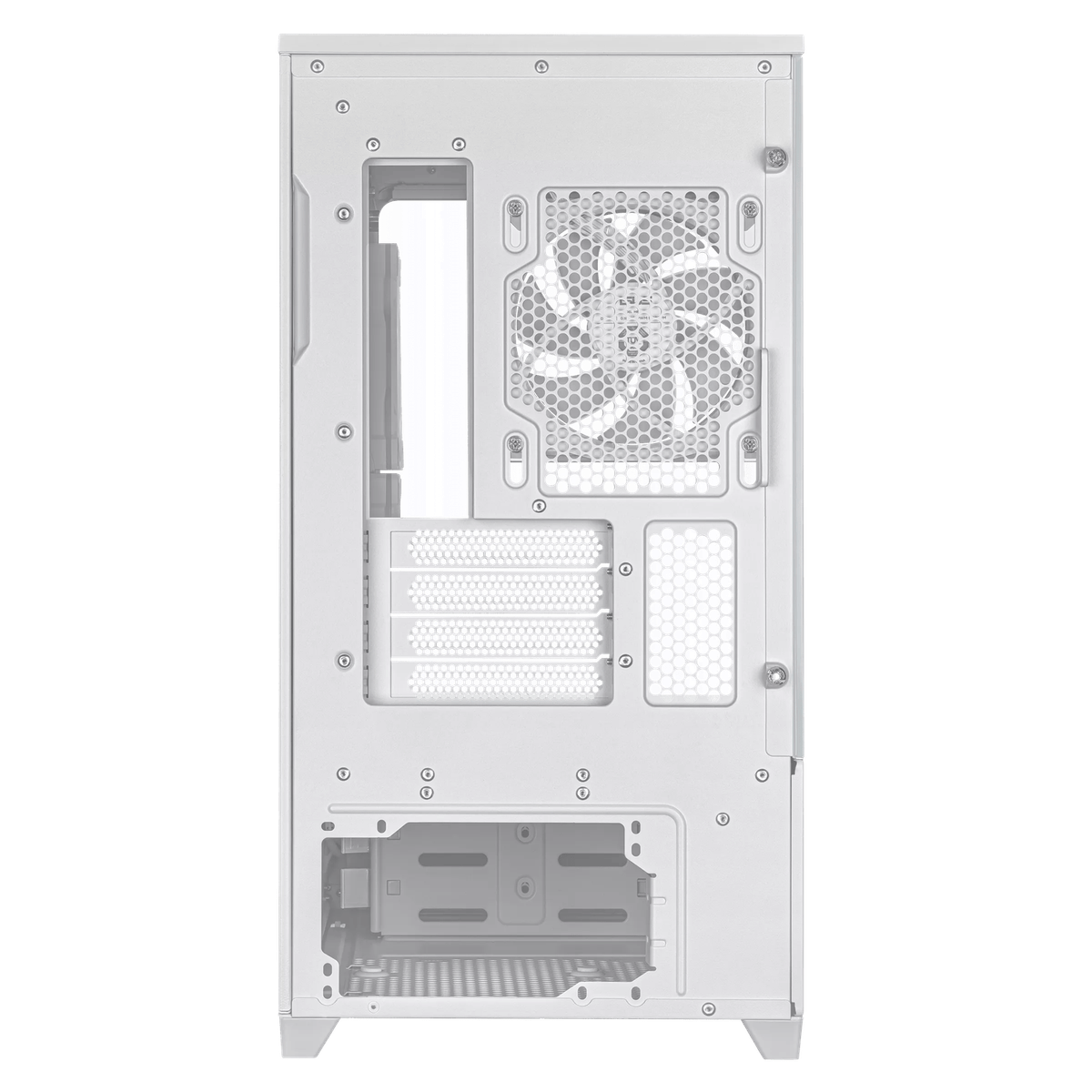 ASUS Prime AP202 ARGB mATX White Chassis