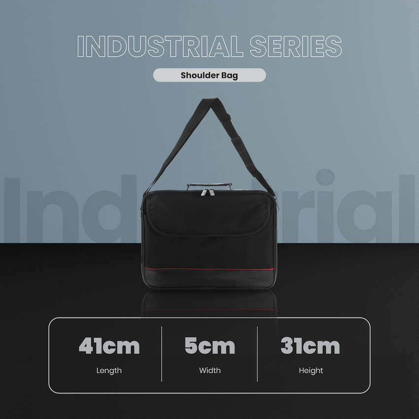 Volkano Industrial Series Shoulder Bags - Black