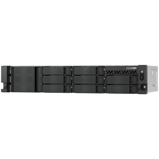 QNAP 8-bay short depth rackmount NAS, Intel Atom C5125 8C 2.8GHz, 8GB RAM,2 x 2.5GbE, 2 x M.2 228...