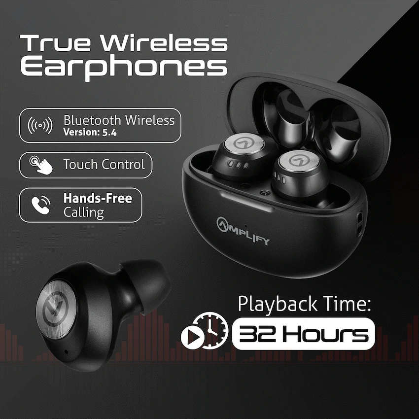Amplify Zodiac 3 True Wireless Earphones - Black