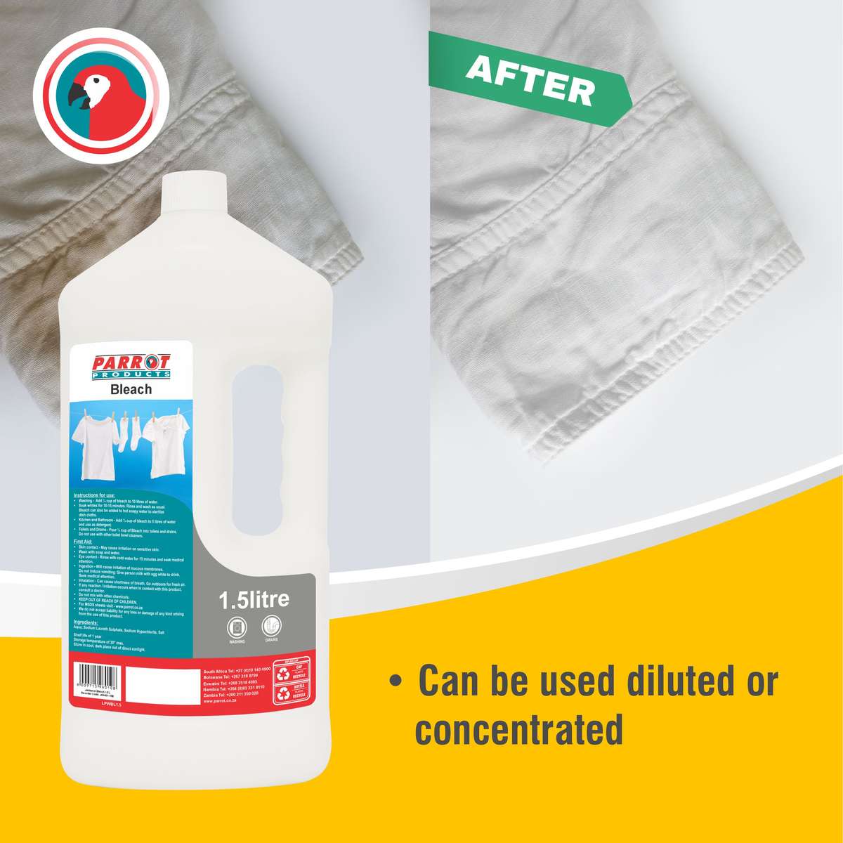 Janitorial Bleach 3% 1.5L