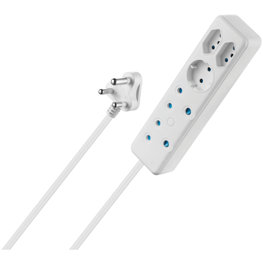 Ellies 5-Way Multiplug - 0.5m