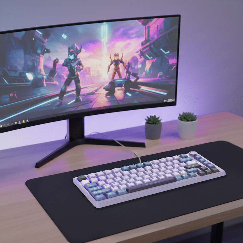 Volkano Gaming Phantom X2  TKL Mechanical Tri-Mode Wireless Keyboard