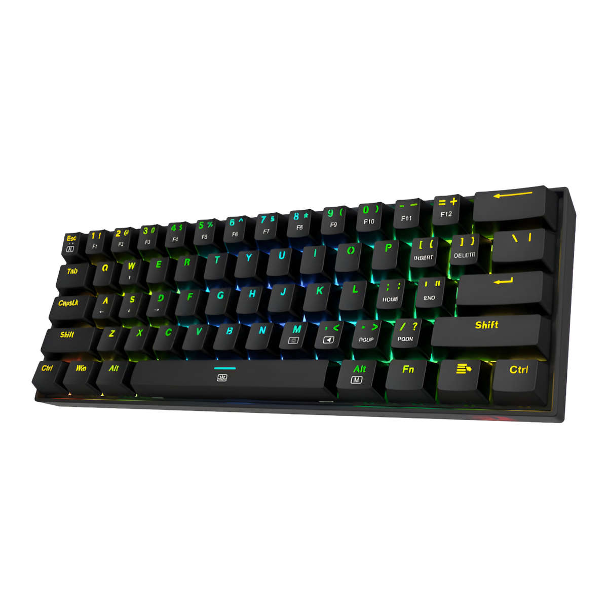REDRAGON DRAGONBORN Wired Mechanical Keyboard RGB 67Key Design - Black