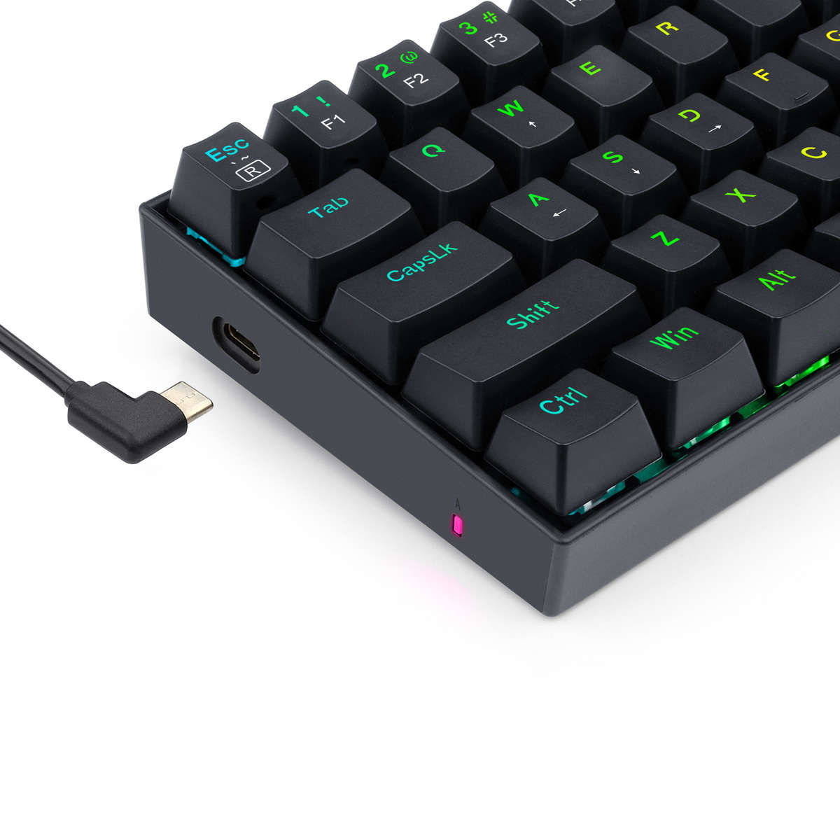 REDRAGON DRAGONBORN Wired Mechanical Keyboard RGB 67Key Design - Black